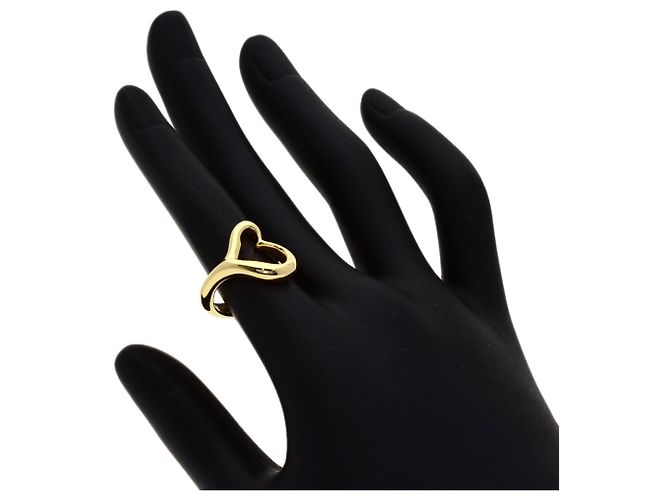 Autre Marque Anello Tiffany Open Heart in oro giallo 18K - vista 6