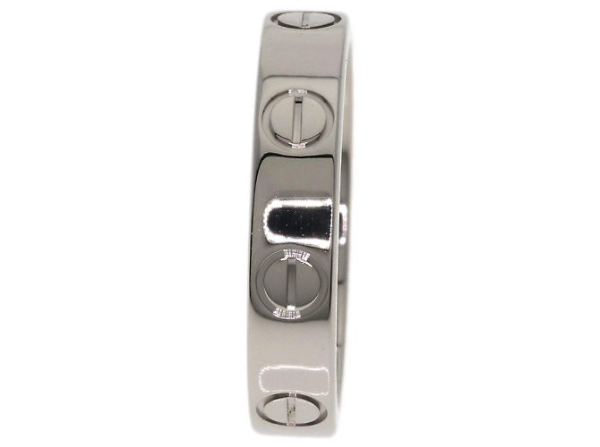 Anello Cartier Mini Love in oro bianco 18K - vista 3
