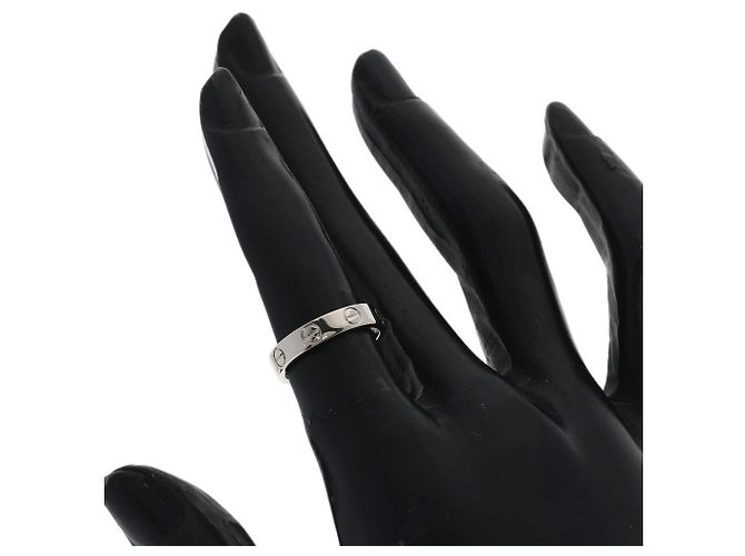 Anello Cartier Mini Love in oro bianco 18K - vista 5