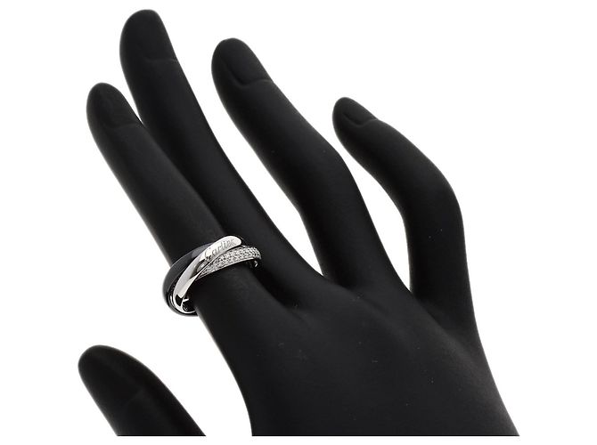 Cartier Trinity Ceramic SM Pave Diamond Ring - Ansicht 5