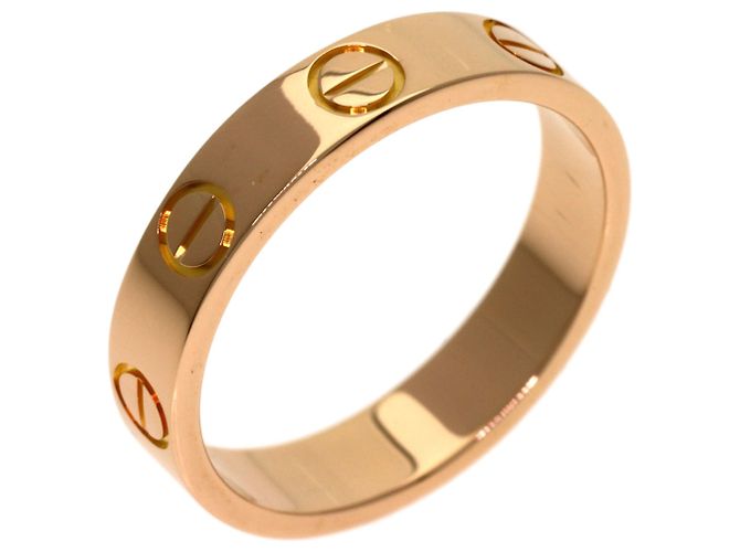 Anello Mini Love Cartier in oro rosa 18K - vista 2