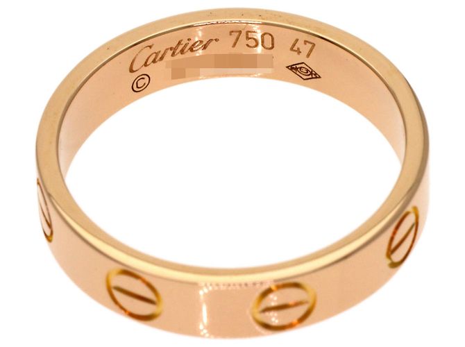 Anello Mini Love Cartier in oro rosa 18K - vista 4