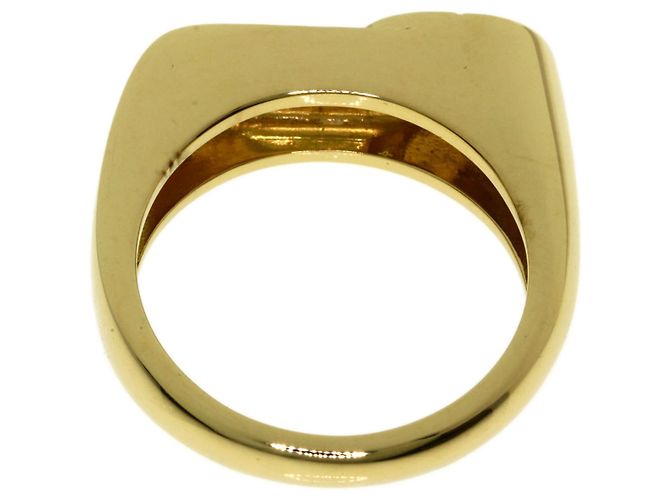 Christian Dior Ehering aus 18K Gelbgold mit Diamanten - Ansicht 4