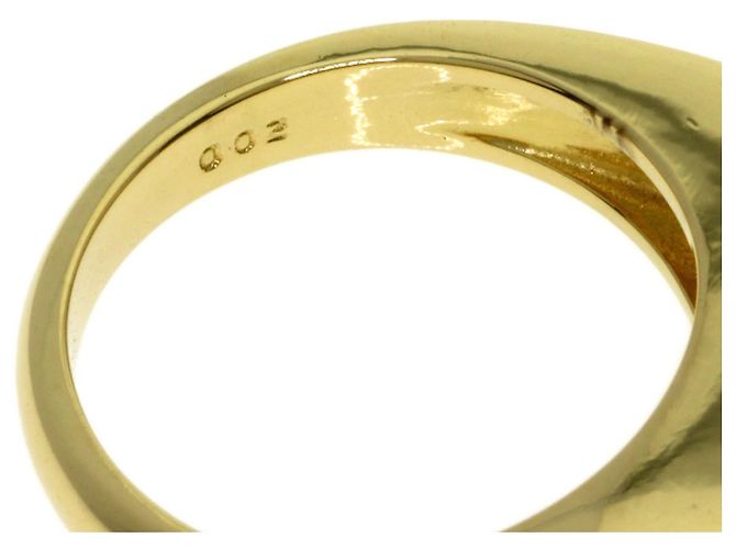 Christian Dior Ehering aus 18K Gelbgold mit Diamanten - Ansicht 6
