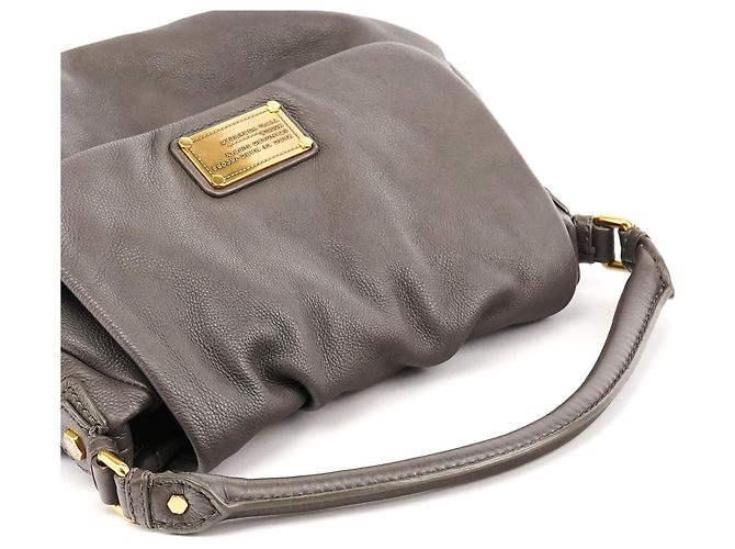 Marc by Marc Jacobs Borsa 2-Way Classic Q in pelle grigia - vista 10