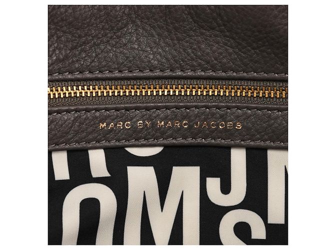 Marc by Marc Jacobs Borsa 2-Way Classic Q in pelle grigia - vista 11