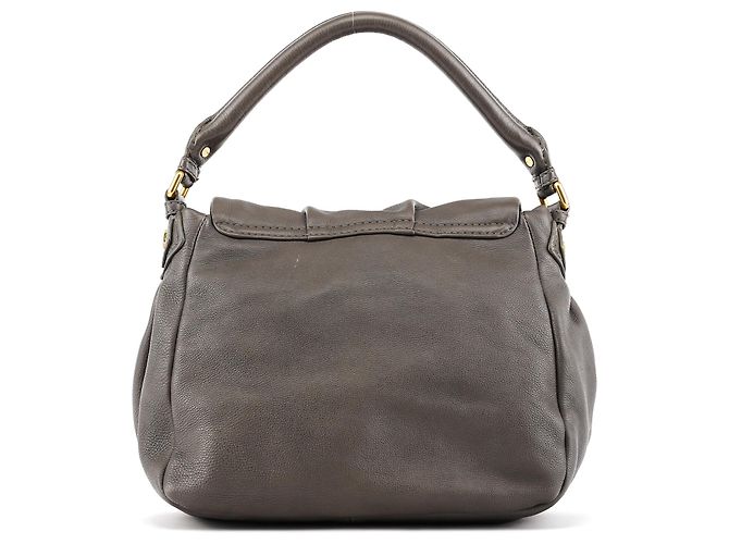 Marc by Marc Jacobs Borsa 2-Way Classic Q in pelle grigia - vista 3