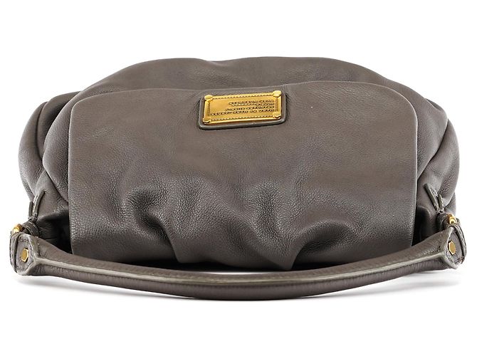 Marc by Marc Jacobs Borsa 2-Way Classic Q in pelle grigia - vista 4
