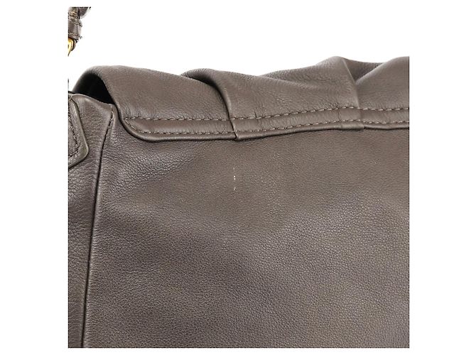Marc by Marc Jacobs Borsa 2-Way Classic Q in pelle grigia - vista 7