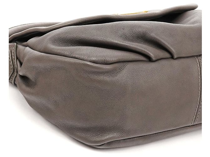 Marc by Marc Jacobs Borsa 2-Way Classic Q in pelle grigia - vista 8