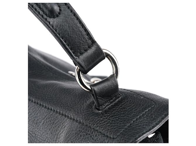 Yves Saint Laurent 283761 Borsa 2-Way Muse Two in pelle nera - vista 6