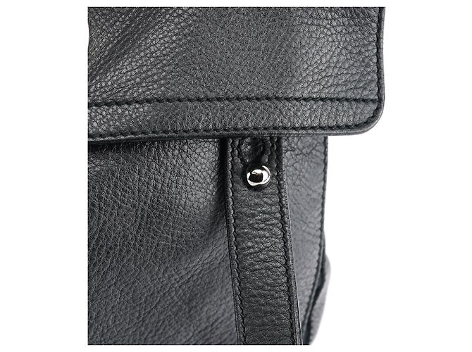 Yves Saint Laurent 283761 Borsa 2-Way Muse Two in pelle nera - vista 7
