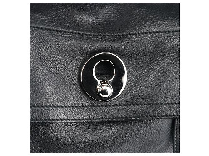 Yves Saint Laurent 283761 Borsa 2-Way Muse Two in pelle nera - vista 8