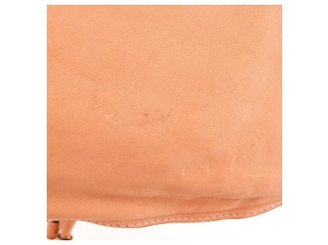 Chloé Borsa a tracolla Marcie in pelle rosa tenue - vista 12