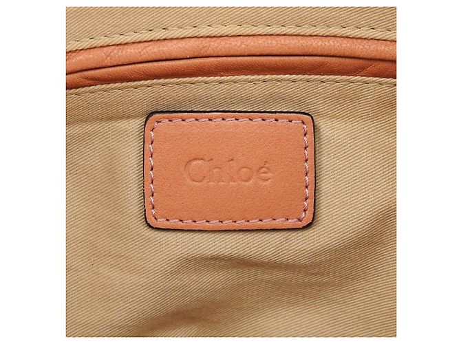 Chloé Borsa a tracolla Marcie in pelle rosa tenue - vista 13