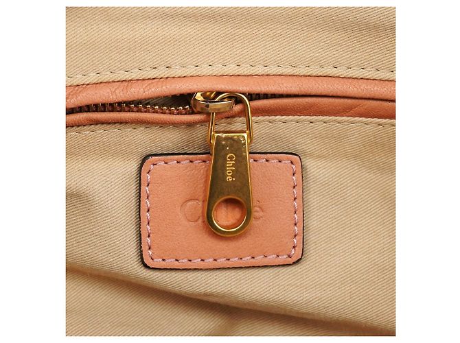 Chloé Borsa a tracolla Marcie in pelle rosa tenue - vista 14