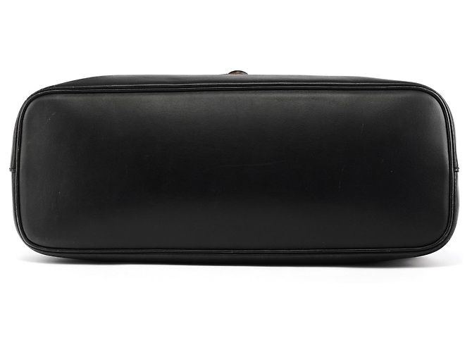 Gucci Borsa Bowling 2002 in pelle nera con chiusura in legno - vista 5