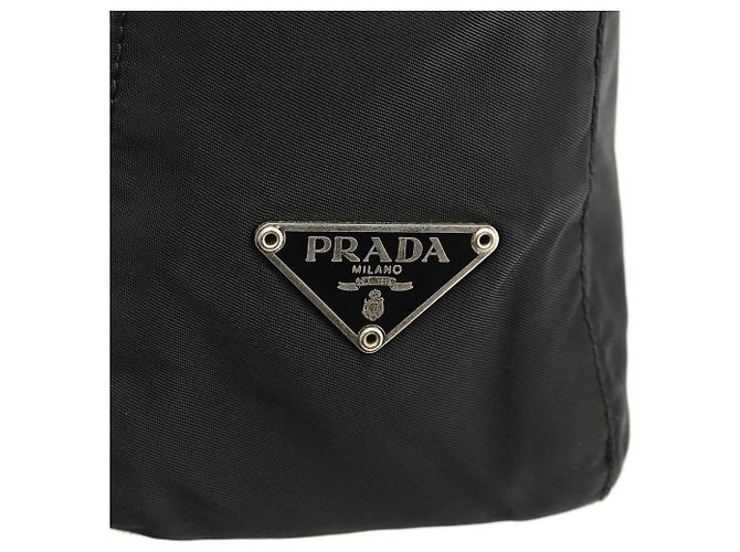 Prada Borsa Tote 1998 Black Tessuto Plex Nylon - vista 5