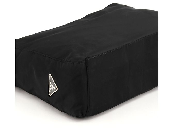 Prada Borsa Tote 1998 Black Tessuto Plex Nylon - vista 6