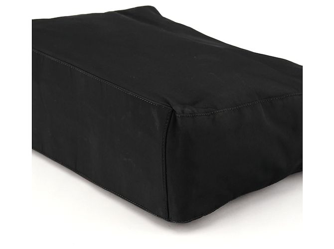 Prada Borsa Tote 1998 Black Tessuto Plex Nylon - vista 7
