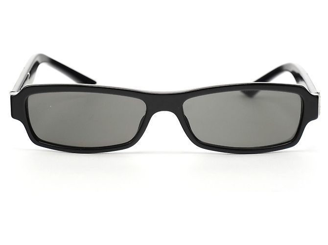 DiorSunStrass 2 Black Strass Rectangular Sunglasses - view 2