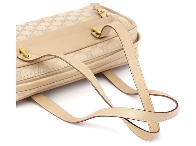 Gucci Borsa Tote 92729 Beige GG Leather - vista 10