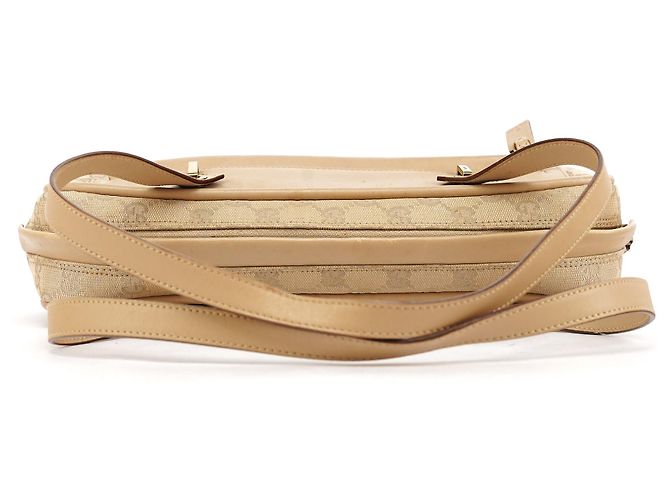 Gucci Borsa Tote 92729 Beige GG Leather - vista 4