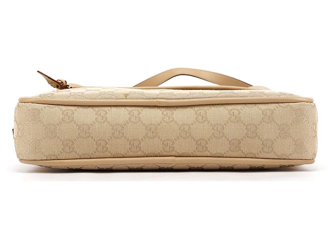 Gucci Borsa Tote 92729 Beige GG Leather - vista 5
