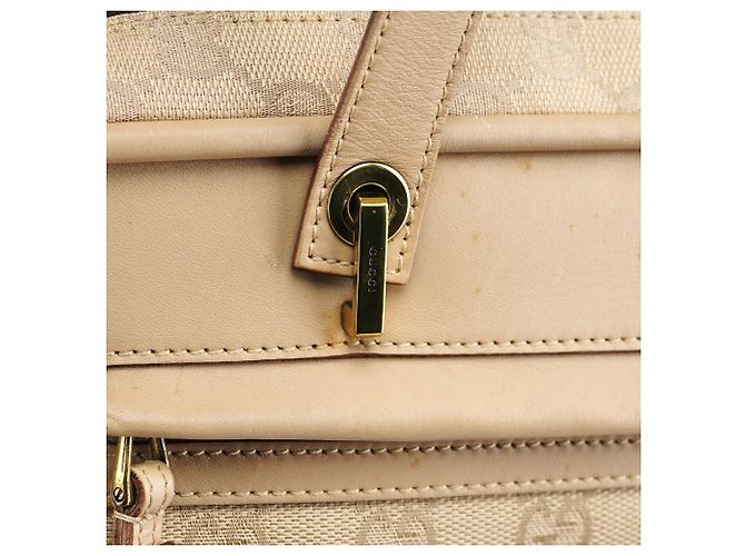 Gucci Borsa Tote 92729 Beige GG Leather - vista 6