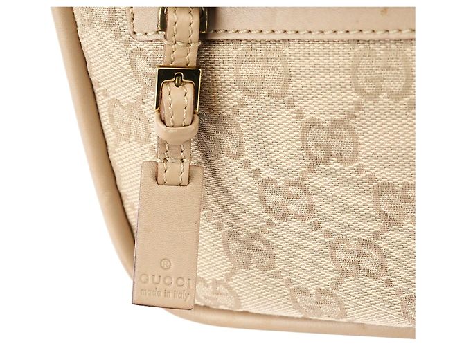 Gucci Borsa Tote 92729 Beige GG Leather - vista 7