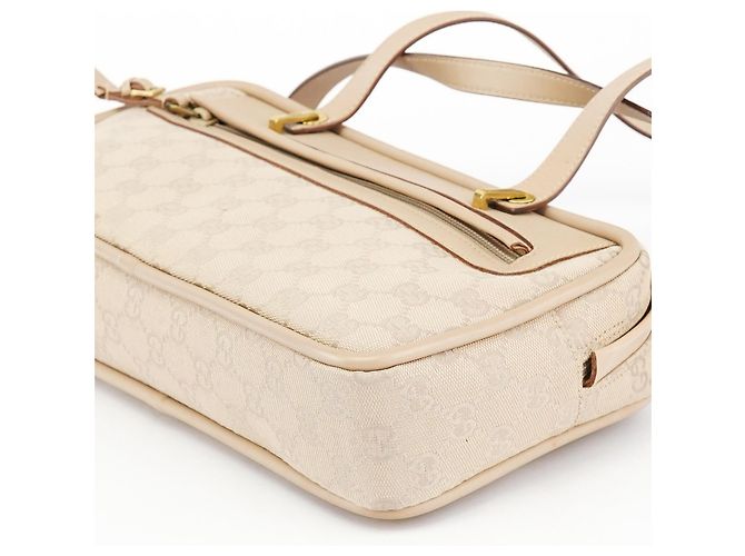 Gucci Borsa Tote 92729 Beige GG Leather - vista 9