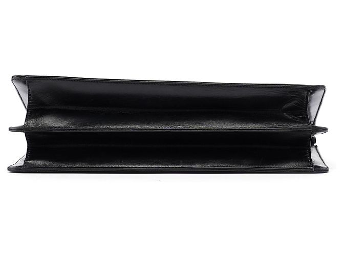 Gucci Schwarze Ledertasche G Square - Ansicht 5