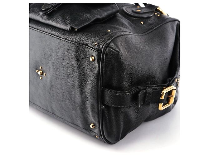 Chloé Borsa a tasca Paddington in pelle nera - vista 12
