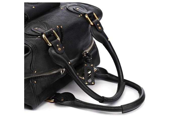 Chloé Borsa a tasca Paddington in pelle nera - vista 13