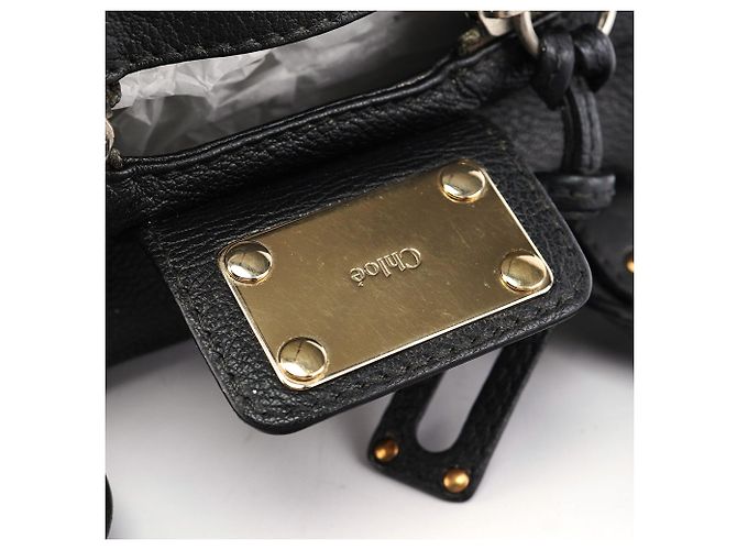 Chloé Borsa a tasca Paddington in pelle nera - vista 14