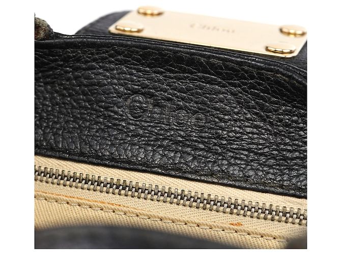Chloé Borsa a tasca Paddington in pelle nera - vista 16