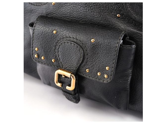 Chloé Borsa a tasca Paddington in pelle nera - vista 6