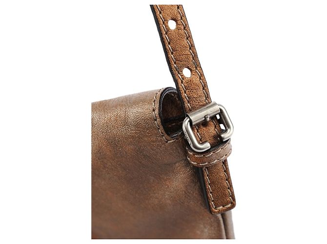 Chloé Borsa a tracolla con cintura in pelle marrone - vista 10