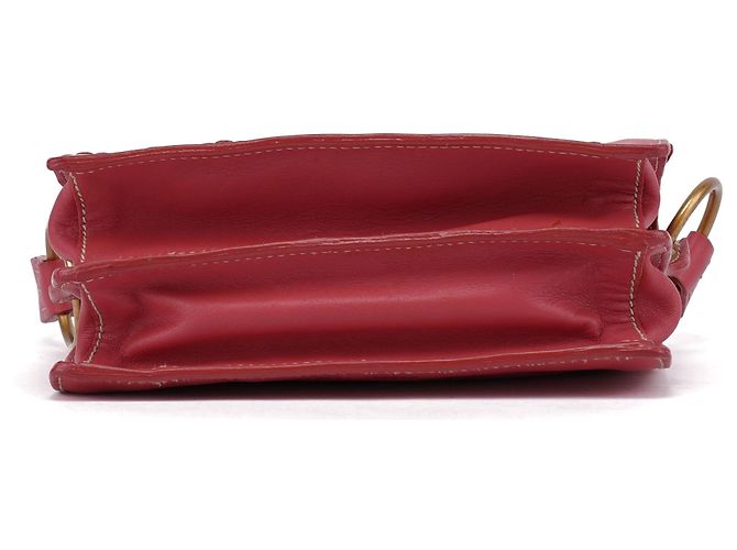 Miu Miu Borsa a spalla in vitello rosa con chiusura a rotazione - vista 5