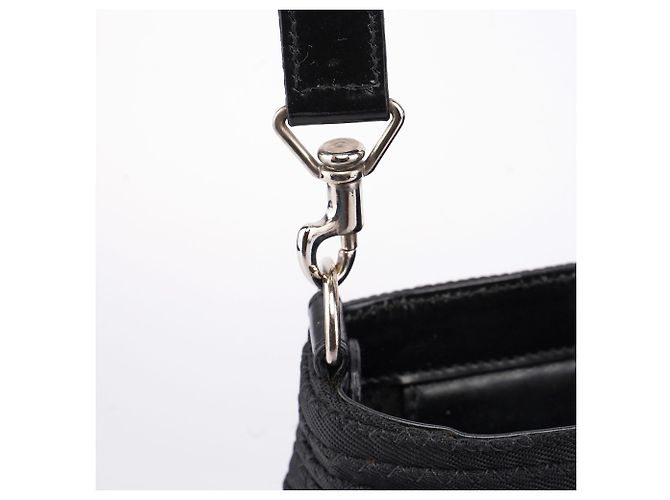 Bamboo Gucci Borsa tote in bambù trapuntata nera - vista 10