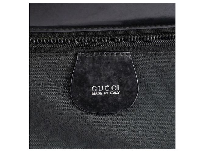 Bamboo Gucci Borsa tote in bambù trapuntata nera - vista 12