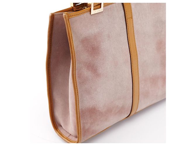 Gucci 002 1065 Borsa Tote Jackie in camoscio rosa - vista 10