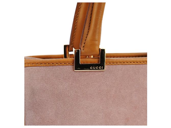 Gucci 002 1065 Borsa Tote Jackie in camoscio rosa - vista 6