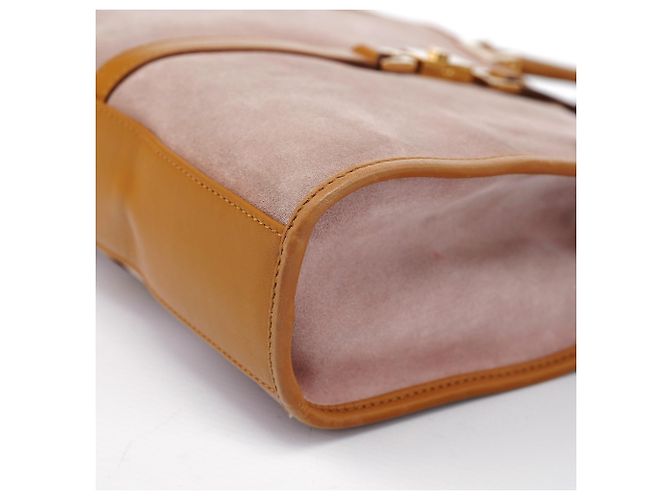 Gucci 002 1065 Borsa Tote Jackie in camoscio rosa - vista 8