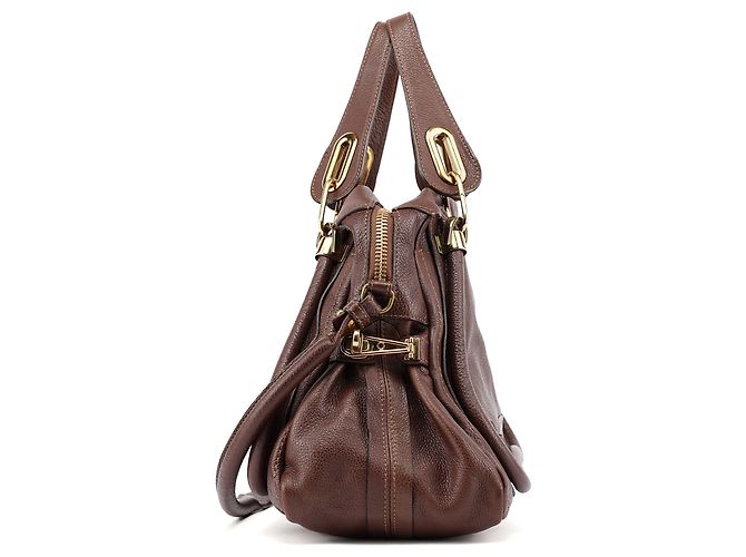 Chloé Borsa a tracolla 2-Way Paraty in pelle marrone - vista 2