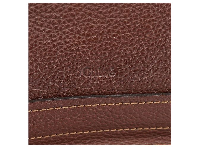 Chloé Borsa a tracolla 2-Way Paraty in pelle marrone - vista 6