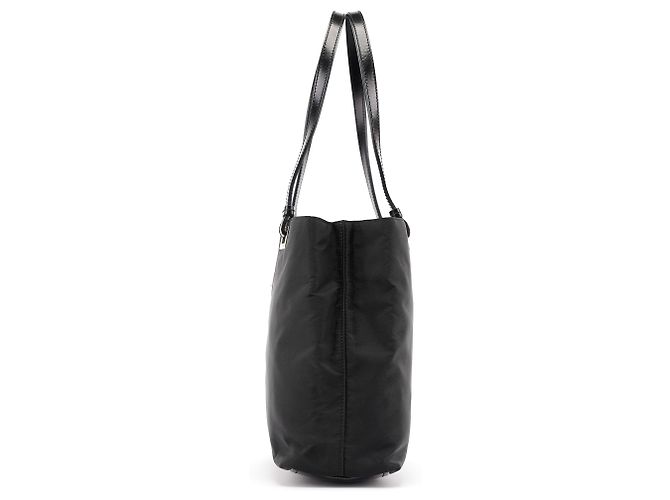 Prada Borsa Tote in Nylon Tessuto Nero - vista 2