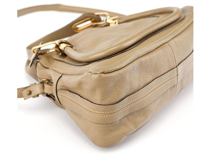 Chloé Borsa a tracolla 2-Way Paraty in pelle marrone chiaro - vista 11