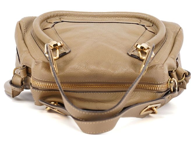 Chloé Borsa a tracolla 2-Way Paraty in pelle marrone chiaro - vista 4