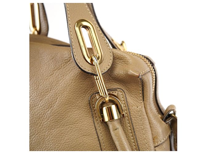 Chloé Borsa a tracolla 2-Way Paraty in pelle marrone chiaro - vista 7